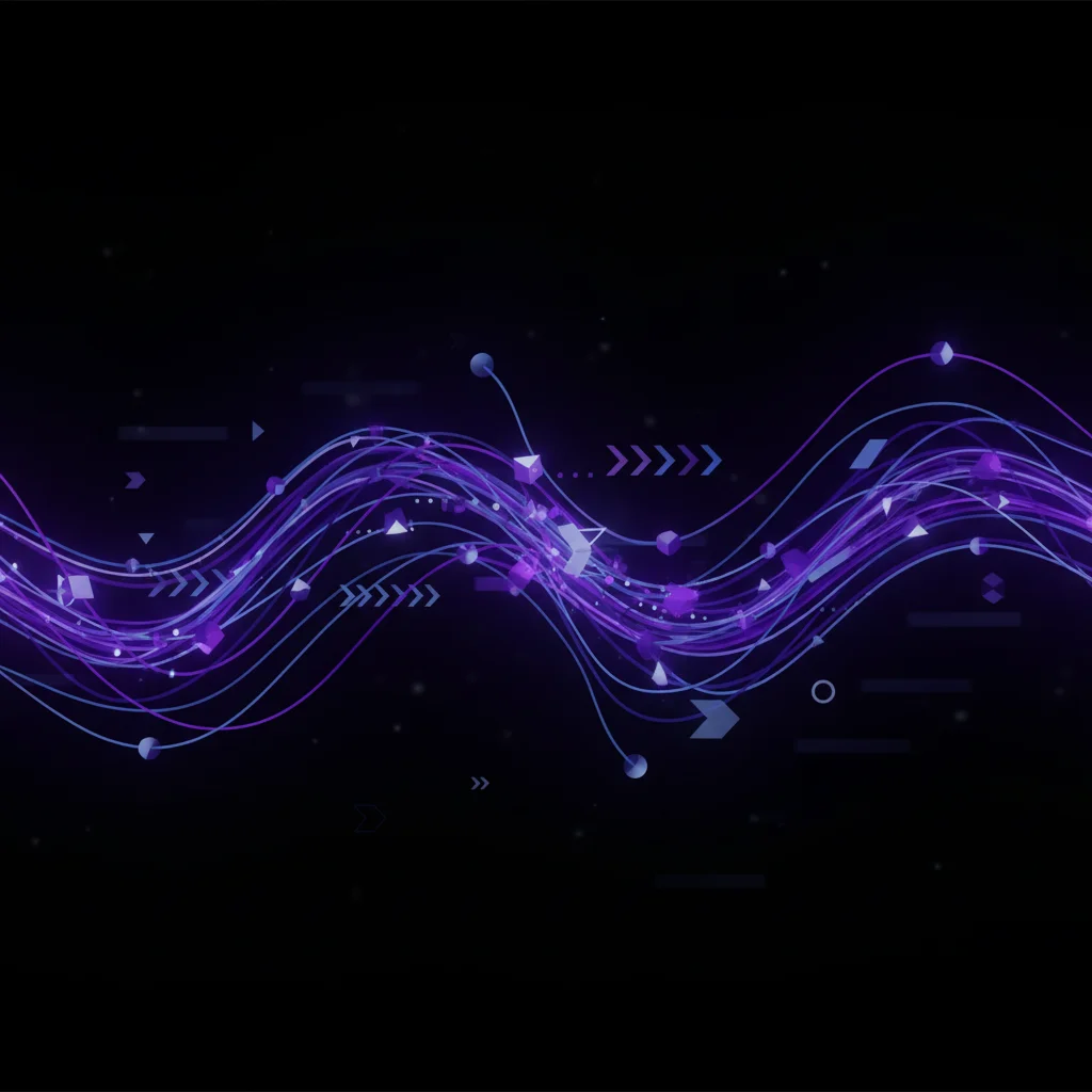 Abstract algorithmic flow patterns with real-time optimization