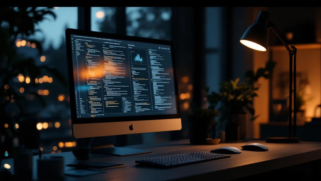 A focused workspace — the intersection of technology and marketing strategy